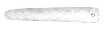 HAPPICH Edelbein-Rohrknochen Werkzeug - 130mm poliert - Ideal für Werkstattbedarf