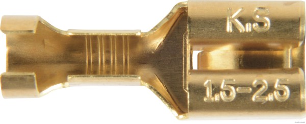 HERTH&BUSS Crimpverbinder L 19,2mm 1,5-2,5mm² Flachsteckhülse