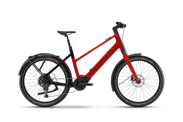 Winora iRide Pure X10 chrystal rot/schwarz - gloss 48: Hochwertiges E-Bike von WINORA für entspannte