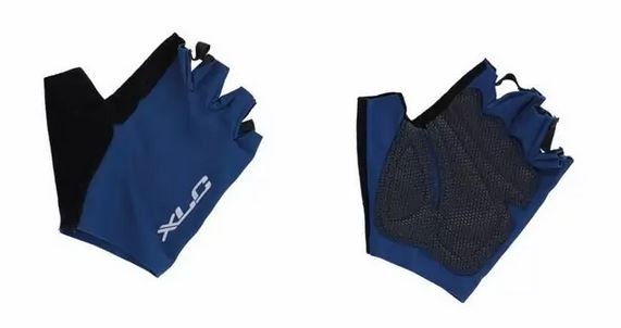 XLC Kurzfingerhandschuh CG-S09 in Blau - Hochwertige Fahrradhandschuhe für effektiven Schutz und Kom
