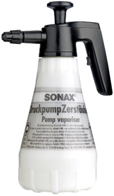 SONAX DruckpumpZerstäuber 1L - Lösemittelbeständig, Verstellbare Sprühdüse
