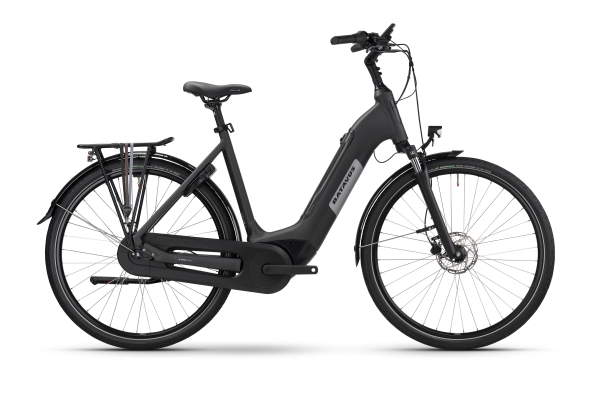 BATAVUS Altura Power Pro Komfort E-Bike in Smoking Black Matt, 51 cm - Idealer City & Touring Beglei