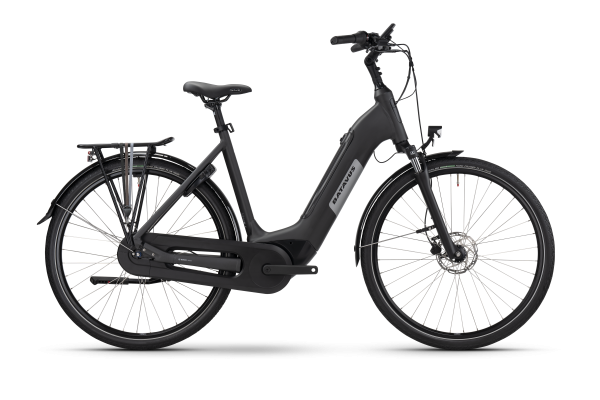 Batavus Altura E-go Power Pro FL E-Bike 61 cm Schwarz Matt