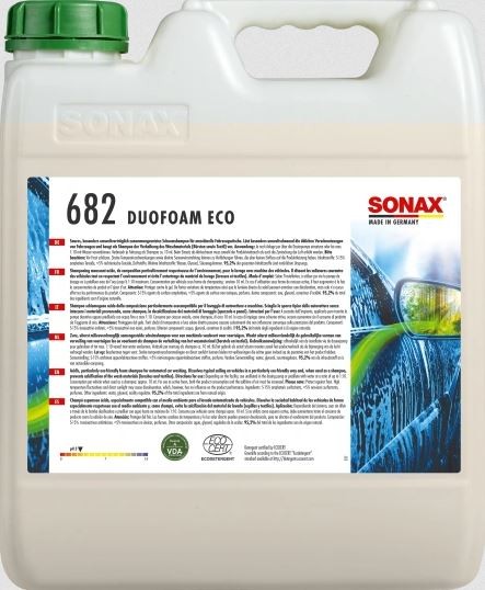 SONAX DuoFoam ECO 10l: Premium Autoshampoo für strahlenden Autoglanz und umweltschonende Pflege