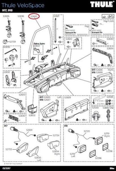 Bike frame 917/918