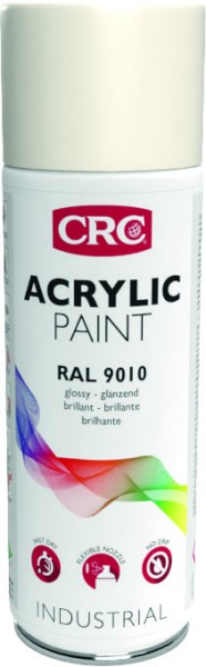 400ml Farb-Schutzlack-Spray - Farbcode 9010 Reinweiß Glanz von CRC Industries