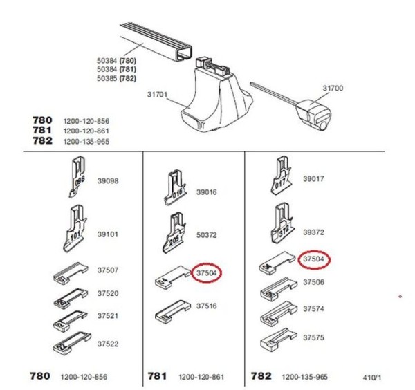 THULE Rubber Plate – Robuste Gummimatte für Fahrzeugschutz