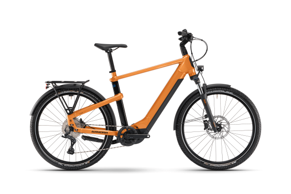 WINORA Yakun X10 Ginger 50: Hochwertiges Glänzendes E-Bike für Ultimativen Fahrgenuss