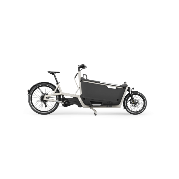 CA GO FS100 E-Cargobike - Familienrad in Silk Grey