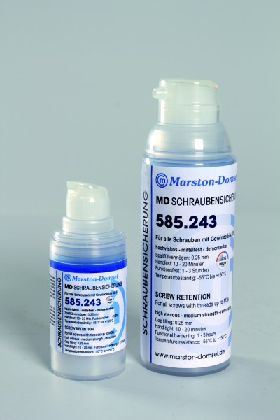 MARSTON-DOMSEL MD-Schraubensicherung 585.243 | Hochwertige Pumpdosierer Schraubensicherung, 15g