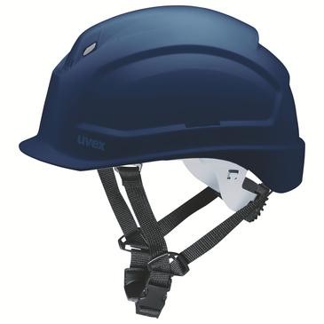 Uvex Pheos S-KR Schutzhelm Blau – Leichter, Belüftet, Mit Kinnriemen