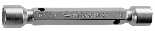 FACOM 16x17mm 6-Kant Rohrsteckschlüssel, Satin-Finish, Profi-Qualität