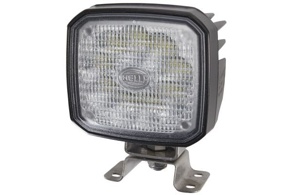 HELLA Arbeitsscheinwerfer 12/24V mit LED in Alugehäuse - 2000lm Nahfeldausleuchtung ideal für Nachta