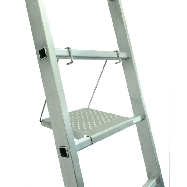 Einhängeplattform 260 x 270 mm für Leitern mit Rechtecksprossen