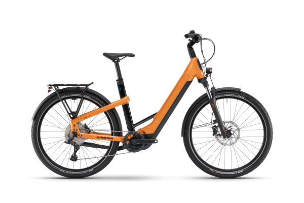 Premium Winora Yakun X10 E-Bike in Ginger Glänzend - Ideal für Alltags- und Freizeitfahrten