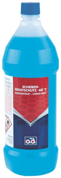 AD Winterchemie Scheibenfrostschutz -60°, 1 Liter Runddose - Effektiver Frostschutzmittel für Autos
