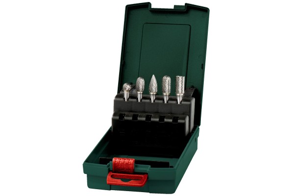 METABO Hartmetall-Fräser-Set, 5-teilig - Professionelle Werkstattqualität für Zubehör (6284030)