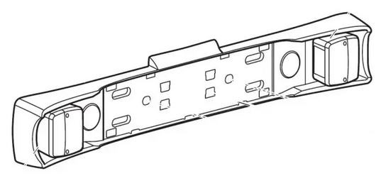 THULE Lightboard Assembly Rückleuchten-Panel für Transportzubehör