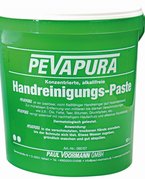 Pevapura Eimer Hand- und Hautreiniger mit Holzmehl—Nicht fließfähig, für starke Verschmutzungen