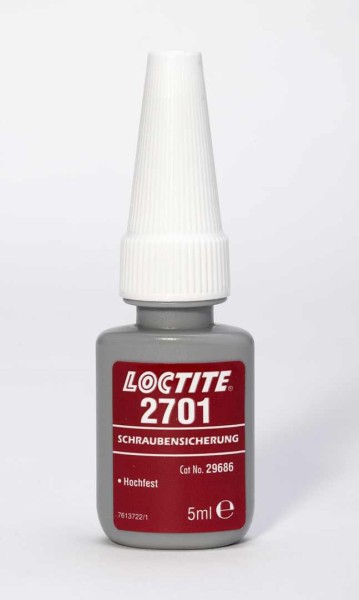 Hochfeste Loctite 2701 Schraubensicherung von Henkel - 5ml Flasche, ideal für verzinkte Flächen