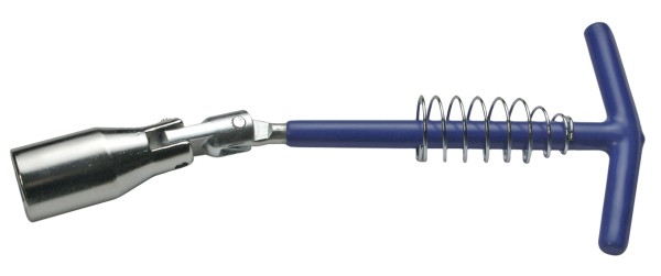 Zündkerzenschlüssel SW 16x21 - T-Griff Zündkerze Werkzeug mit Gelenk und isoliertem Griff von SW-STA