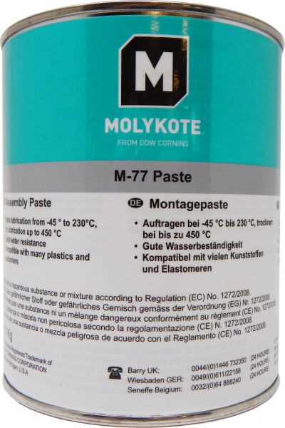 MOLYKOTE M-77 Paste - Hochleistungs-Schmierstoff im 1 kg Gebinde