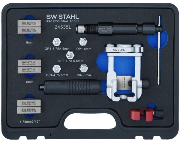 SW-STAHL Werkstatt Bördelgerät - für Leichtes Arbeiten mit Stahl und Kunststoff Bremsleitungen