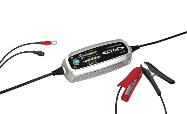 CTEK Schweden MXS 5.0 Test&Charge EU - Hochwertiges Batterieladesystem