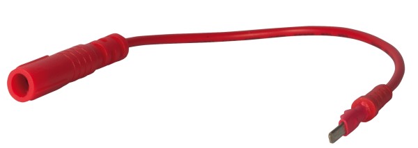 SW-STAHL Prüfkabel-Steckerpitze - 190mm Kabellänge - Professionelles Zubehör für sichere Prüfverfahr