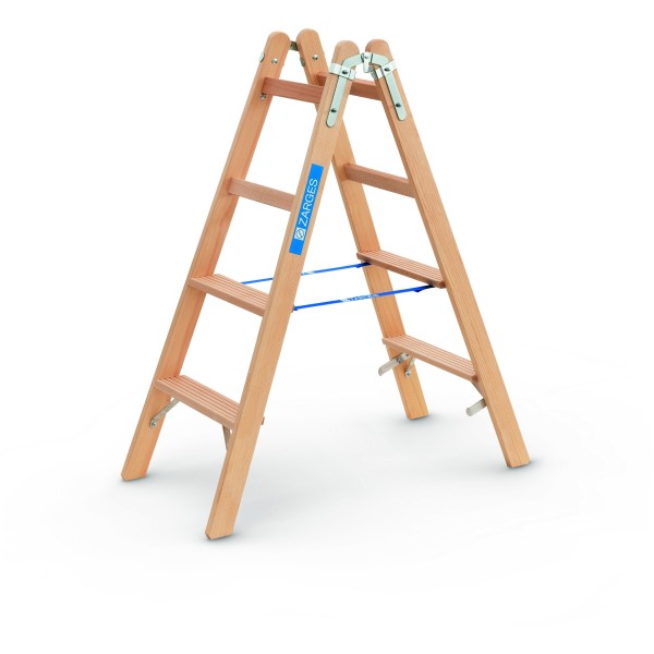 Crestastep B - Holz-Leiter 2x4 Stufen Leiterlänge 1,2 m, Arbeitshöhe 2,50 m