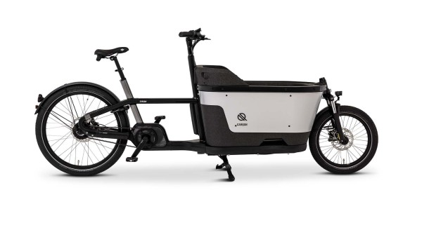 Carqon Cruise E-Lastenrad E2-500 Schwarz/Grau - Familienfreundlich