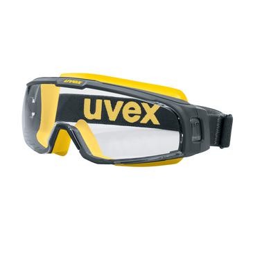 UVEX u-sonic Schutzbrille Grau/Gelb – Ergonomischer Augenschutz