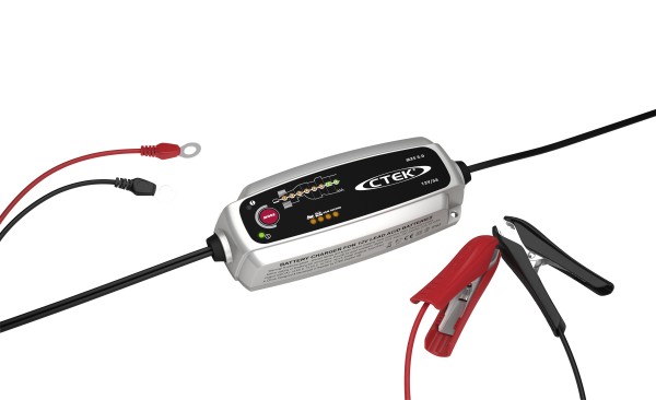 CTEK MXS 5.0 EU Batterieladegerät 12V für Auto, Motorrad, Boot
