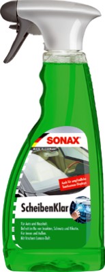 SONAX ScheibenKlar 500ml - Hochwirksames Glas- und Scheibenreinigungsmittel mit Sprüher