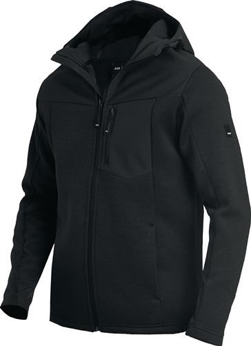 FHB Hybrid-Softshelljacke L Schwarz - Winddicht & Atmungsaktiv