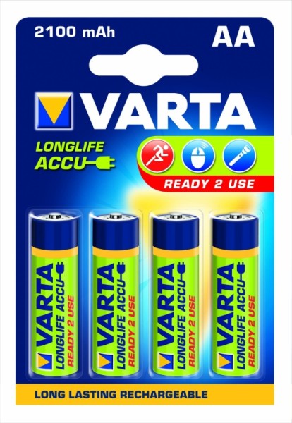 VARTA Power 2100mAh Mignon Batterien 4er Blister - Optimale Energie für Ihre Geräte