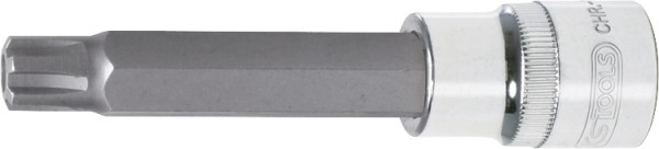 KS TOOLS Lange Bit-Stecknuss 110mm - Chrom Vanadium Hochglanz