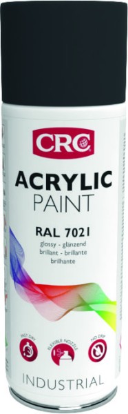 Premium ACRYL RAL 7021 Schwarzgrau Korrosionsschutzmittel Spraydose 400 ml von CRC Industries