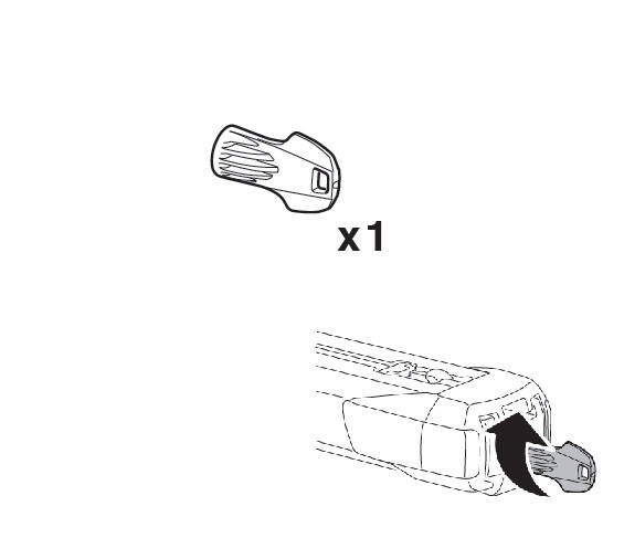 THULE Ersatz-Kunststoffschlüssel 2E (Variant 5) - Ideal zur Entriegelung für Heckträger EuroRide 940