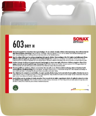 SONAX BrillantTrockner Plus 10L - Profi Glanz & Schnelltrocknung