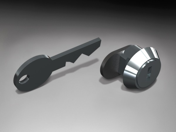 UEBLER E1585 Hochsicherheits-Schließzylinder für Fahrrad-Heckträger - Schlösser mit Schlüsseln
