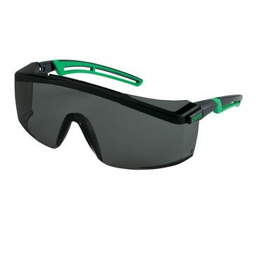 UVEX Augenschutz astrospec 2.0 - Moderne Arbeitsschutzbrille im Retro-Design mit maximaler Augenabde