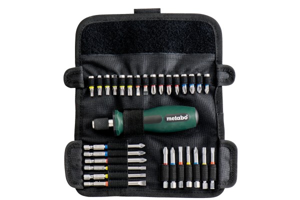 METABO Bit-Rolltasche SP 30-teilig, S 2-Bits 25 mm