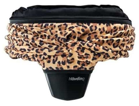 Optimierter Titel: Hövding Leopard Cover für Fahrradhelm Airbag