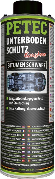 Unterbodenschutz Dose 1000ml Schwarz, Elastisch & Nicht-Überlackierbar - Langzeitschutz