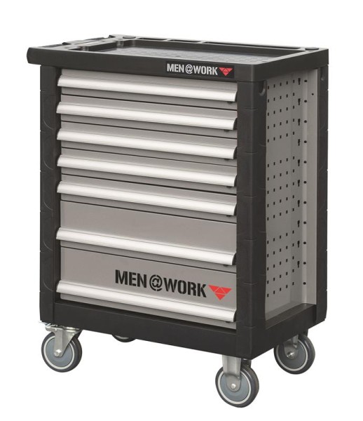 MEN@WORK Werkstattwagen 207tlg. gefüllt - 7 Schubladen und Premium Werkzeugset, Profi-Qualität Volla