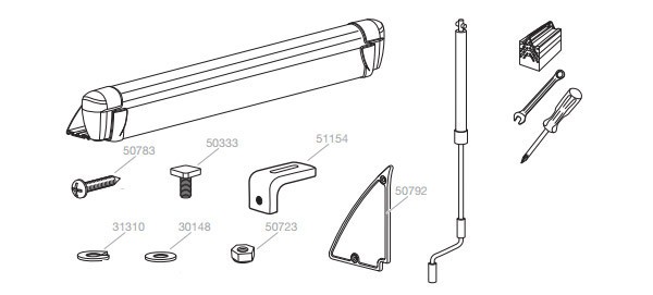 End Cap Awning