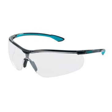 UVEX Sportstyle Augenschutzbrille - schwarz/blau/schwarz