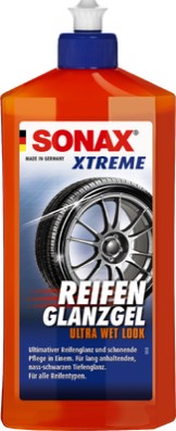 SONAX Xtreme ReifenGlanzGel 500ml - Langanhaltende Reifenpflege für beeindruckenden Showroom-Look