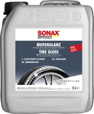 SONAX ProfiLine ReifenGlanz 5 l: Premium Qualität Kanister für optimale Reifenpflege und Glanz